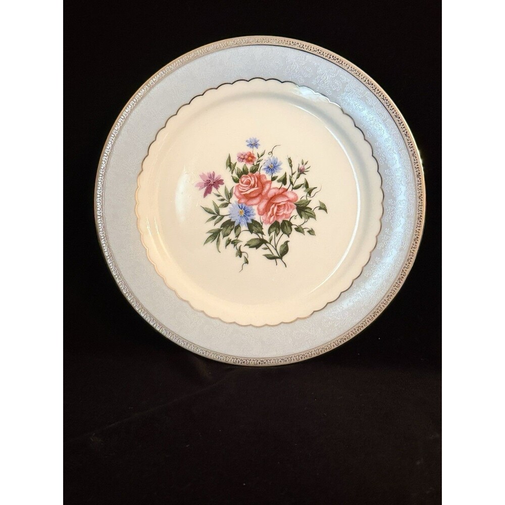 Charter Club Home- Grand Buffet Platinum Accent Salad/Dinner Plate-9.25"